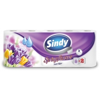 Sindy Spring Flowers 8+2 rolls 3-ply