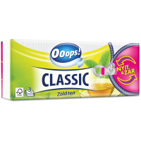 Ooops! Classic Green tea 3-ply 90 pieces