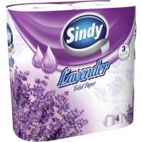 Sindy Lavender 4 rolls 3-ply